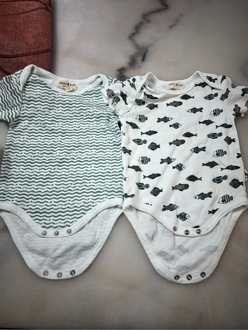 Baby short sleeve shirts with bottom snaps